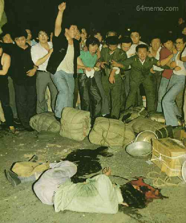 解放軍血腥屠殺清場 影像 25